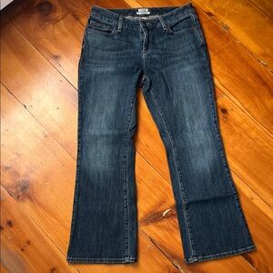 L.L. Bean Women's Dark Indigo Favorite Fit Jeans, Size 8 Petite